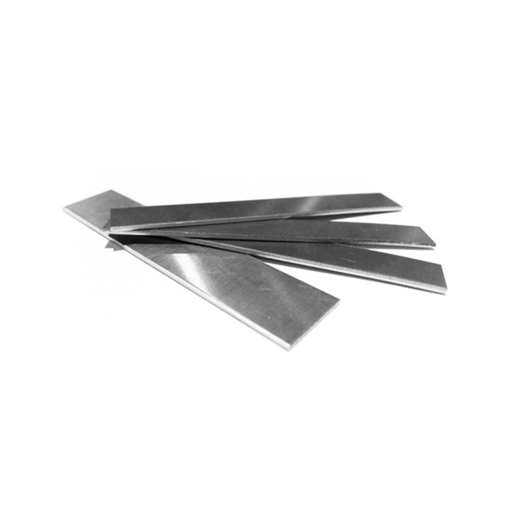 14K Solid white gold sheets Thickness 0.3-1.2 mm size 70x2.5, 70x5.0 mm - 1 piece