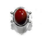 Statement Natural opal ring 925 sterling silver size 8 1/2, Handmade ring, single copy, sterling silver, Brown opal, silver ring, gemstone