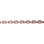 1.8 mm Rose gold filled oval cable chain, chain, gold filled chain, Gold filled chain oval, Rose gold filled, Jewelry making - 1 Ft (30 cm)
