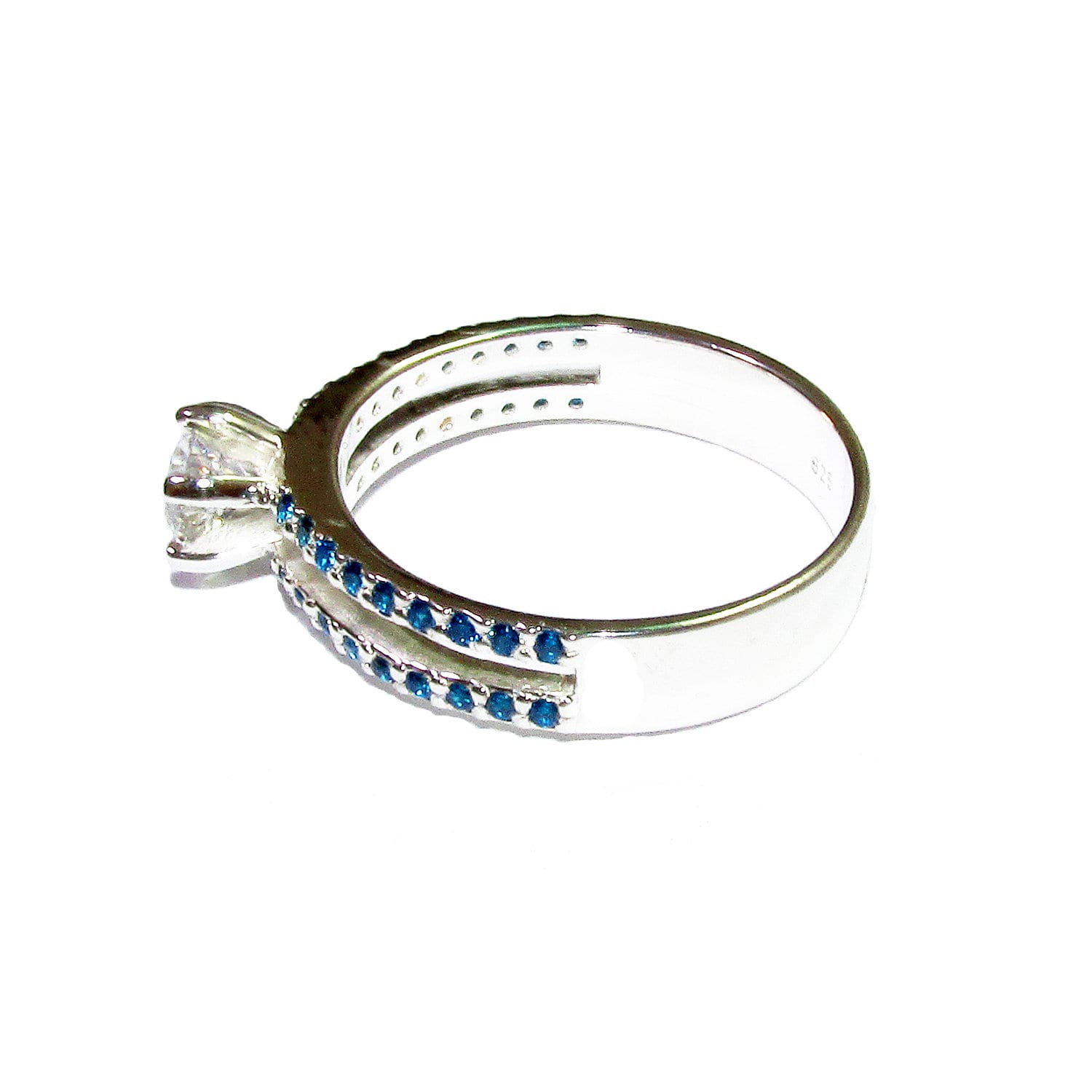 White topaz ring 925 sterling silver size 8, Handmade ring, single copy, sterling silver, White topaz, silver ring, gemstone, Gift ring
