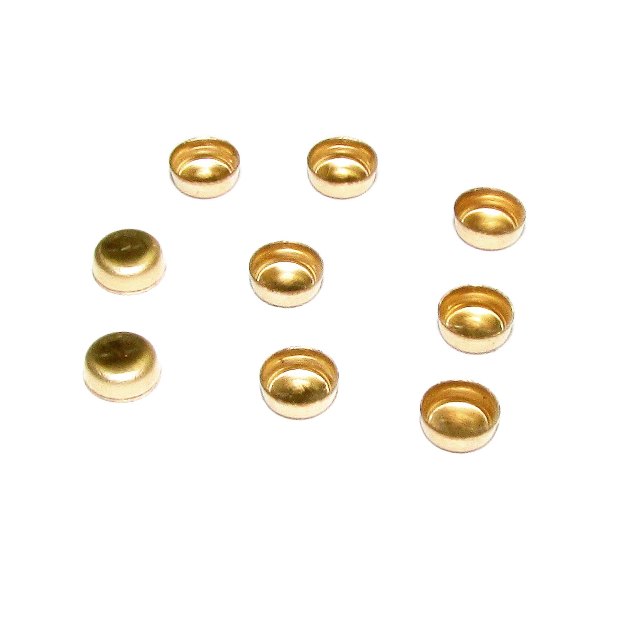 10 pcs size 3.0 mm 14K Yellow gold filled Round Bezel Cup, Bezel cup, Jewelry making, Round bezel cups, 14K Yellow gold filled, Setting