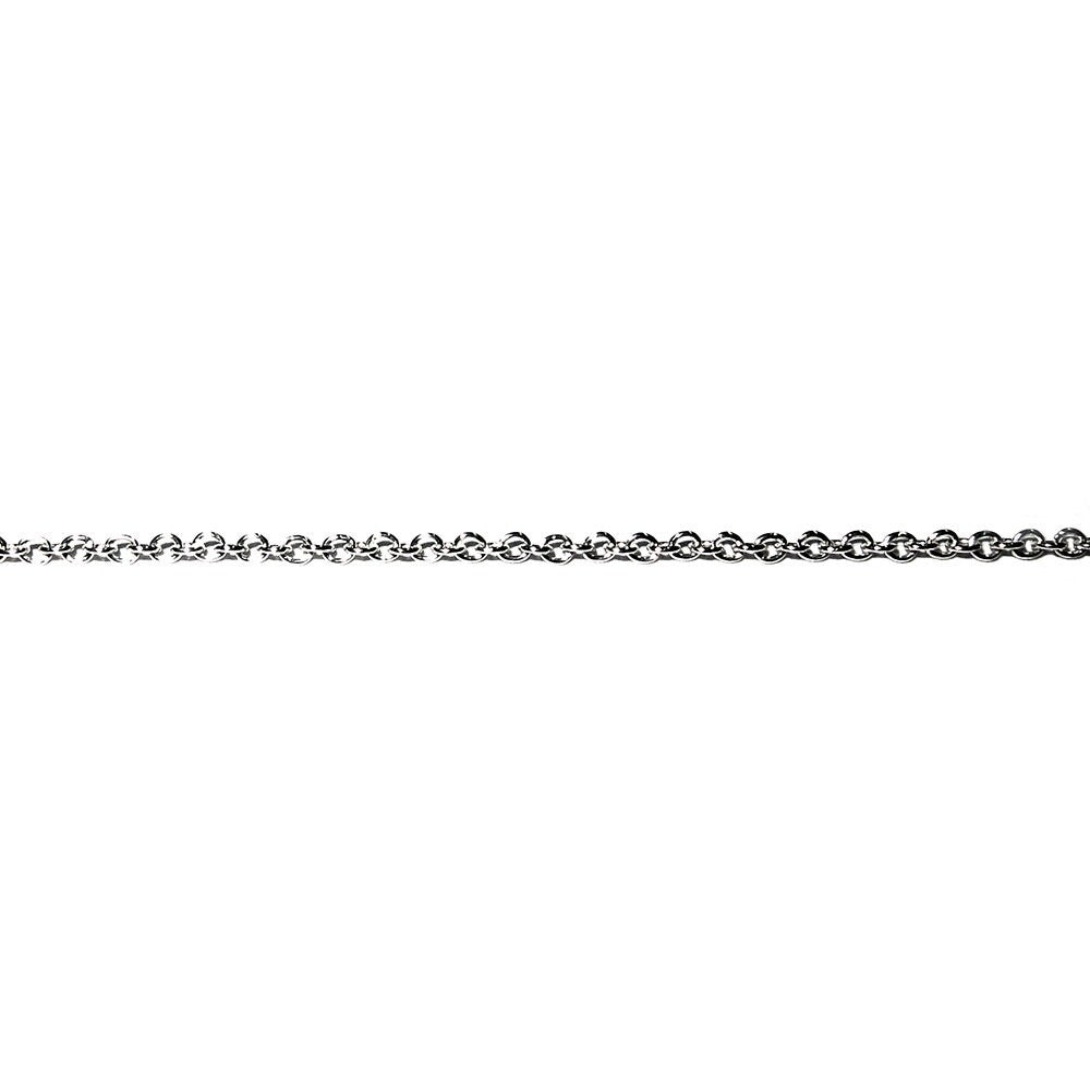 1.3 mm 925 Sterling Silver rolo cable chain, silver rolo chain, 925 silver shiny chain, Jewelry making, sterling silver chain - 1 Ft (30 cm)