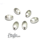 925 Sterling Silver Oval Sandblasted Beads size 6x10 mm, Sandblasted beads, Satin finish Beads, Spacer Oval Beads, Jewelry making - 1 piece