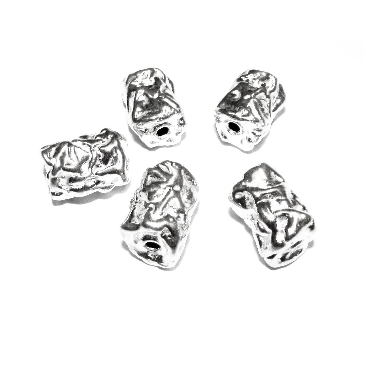 925 sterling silver handmade beads BP220, silver beads, Jewelry making, handmade beads, decorative beads, Original beads - 1 piece