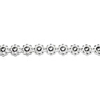 935 Argentium Silver Bezel wire, Gallery wire, Gallery ribbon, Gallery pattern, Argentium silver, Wire, Jewelry making - 4 inch (10 cm)