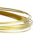 Brass jewelry wire Half-Hard thickness 30 - 8GA (0.25 - 3.0 mm), Wire Wrapping, Jewelry making, Brass wire – 1 meter (3.30 ft)