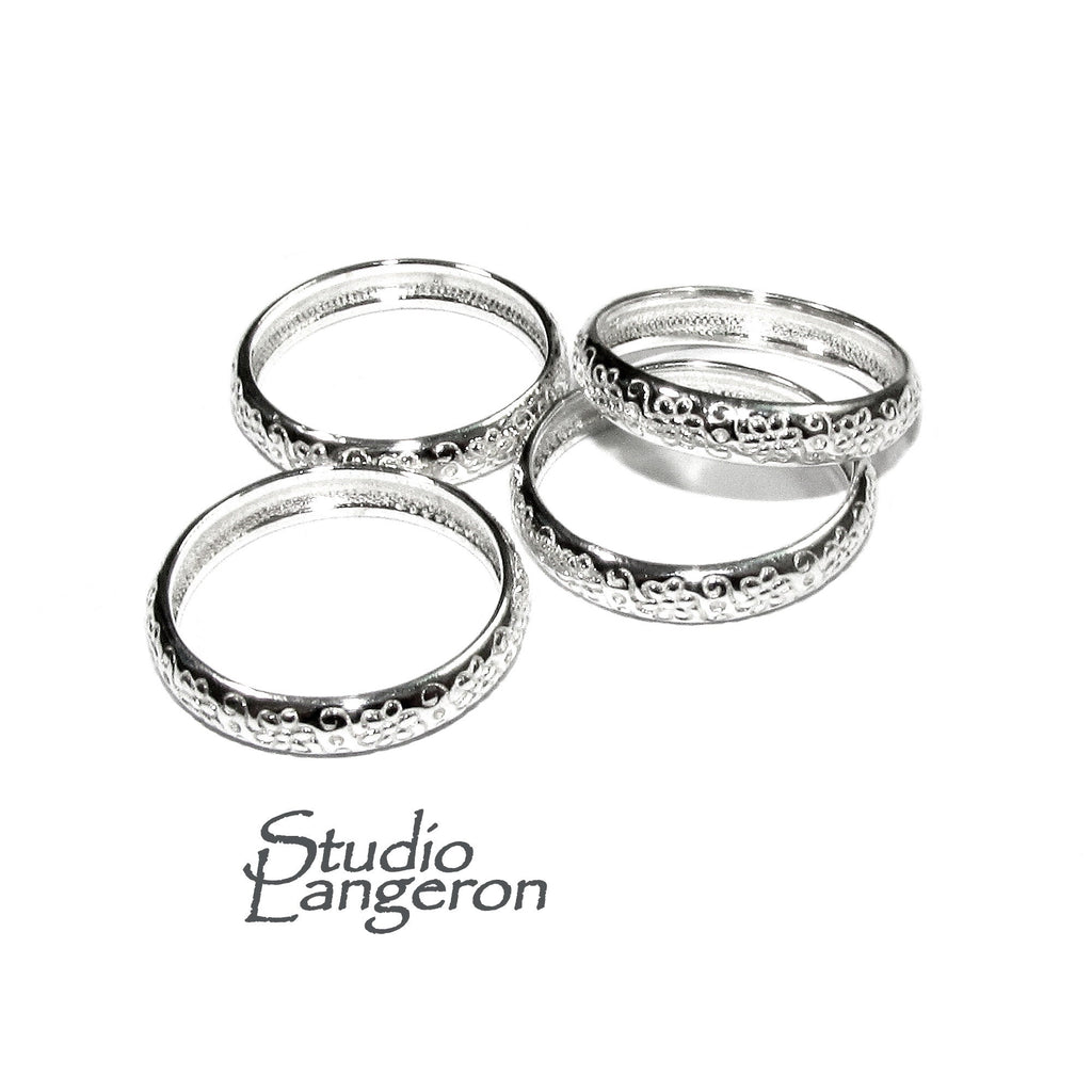 925 sterling silver blank ring size 7, silver ring, base ring, 925 sterling silver, ring silver, ring, Jewelry making - 1 piece