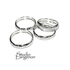 925 sterling silver blank ring size 7, silver ring, base ring, 925 sterling silver, ring silver, ring, Jewelry making - 1 piece