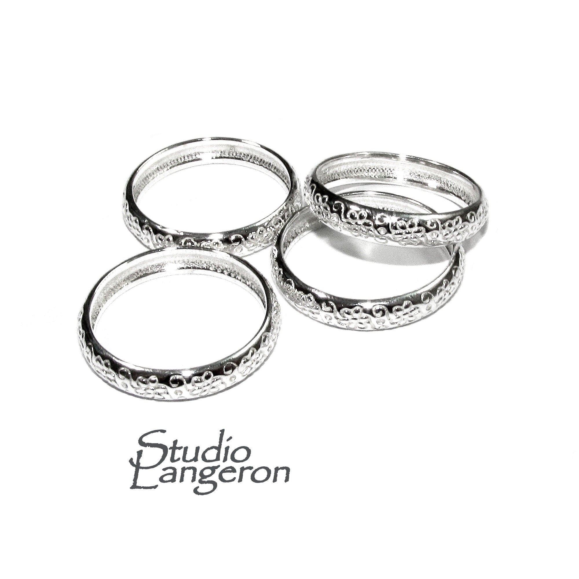 925 sterling silver blank ring size 7, silver ring, base ring, 925 sterling silver, ring silver, ring, Jewelry making - 1 piece