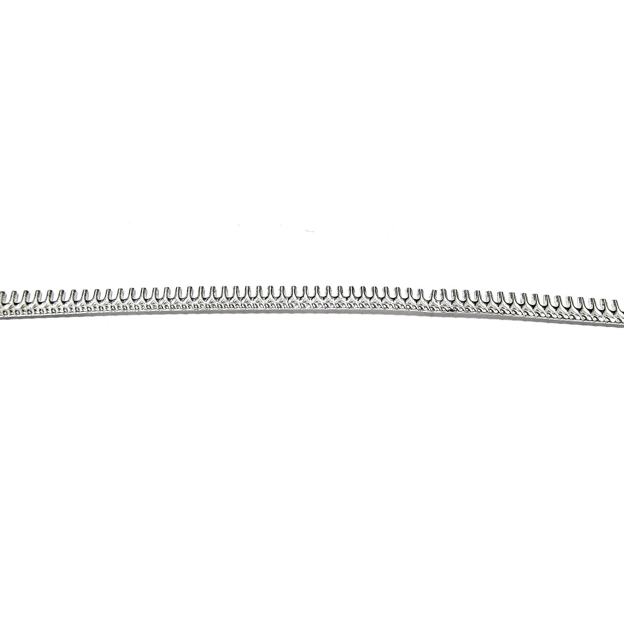 935 Argentium Silver Bezel wire, Gallery wire, Gallery ribbon, Gallery pattern, Argentium silver, Wire, Jewelry making - 4 inch (10 cm)