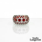 Statement Red topaz ring 925 sterling silver size 7, Handmade ring, single copy, 925 Silver ring, Red topaz, silver ring, gemstone, red ring