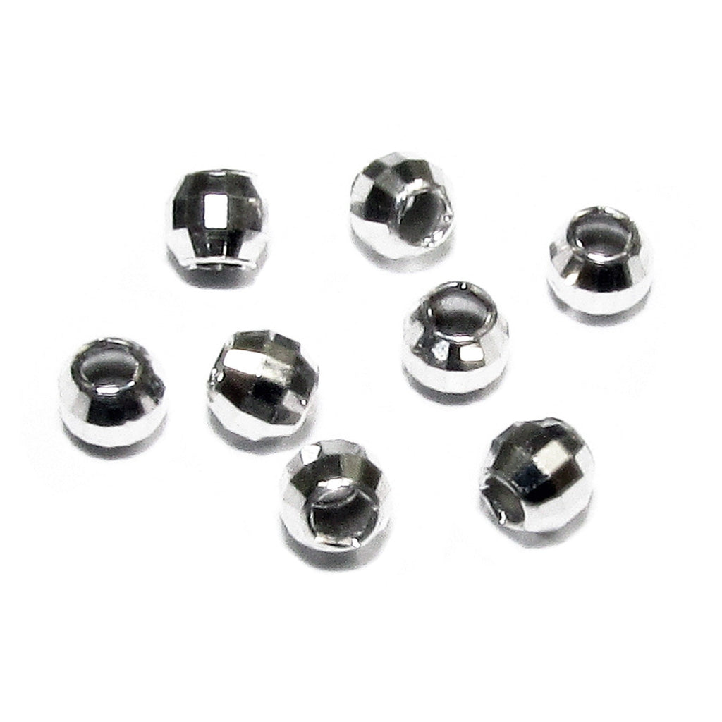 10 pcs 925 Sterling Silver rhodium plated Disco cut Beads 2.5 mm, Silver beads, Disco cut beads, Spacer Bead, Beads findings, Jewelry making