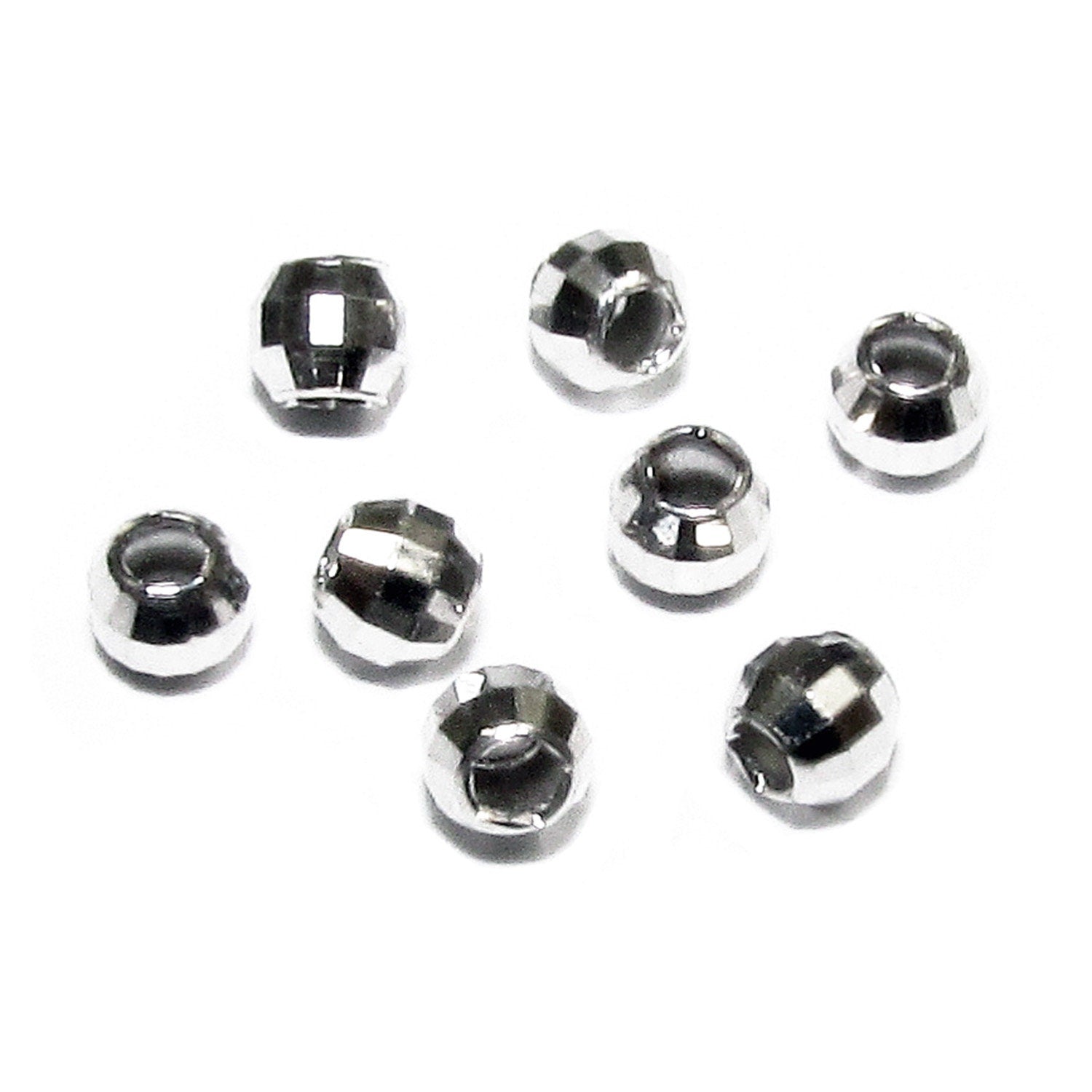 10 pcs 925 Sterling Silver rhodium plated Disco cut Beads 2.5 mm, Silver beads, Disco cut beads, Spacer Bead, Beads findings, Jewelry making