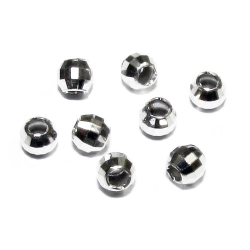 10 pcs 925 Sterling Silver rhodium plated Disco cut Beads 2.5 mm, Silver beads, Disco cut beads, Spacer Bead, Beads findings, Jewelry making