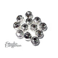 925 sterling silver diamond cut shiny beads size 6 mm, diamond cut beads, Jewelry making, silver round beads, silver findings - 1 piece