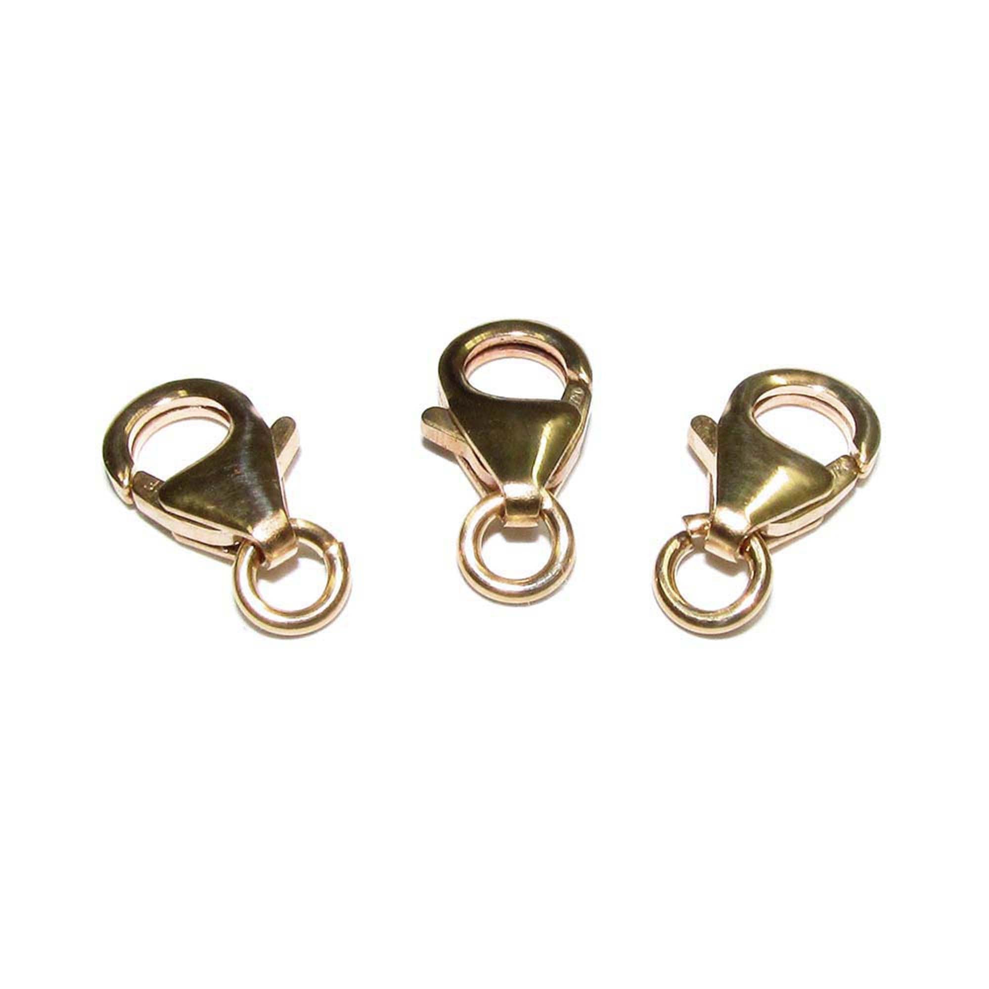 5 pcs/Pkg 14K Gold Filled Lobster Clasp size 11 mm, Trigger clasps, Clasps, Clasp gold filled, Jewelry making, Gold filled, Findings