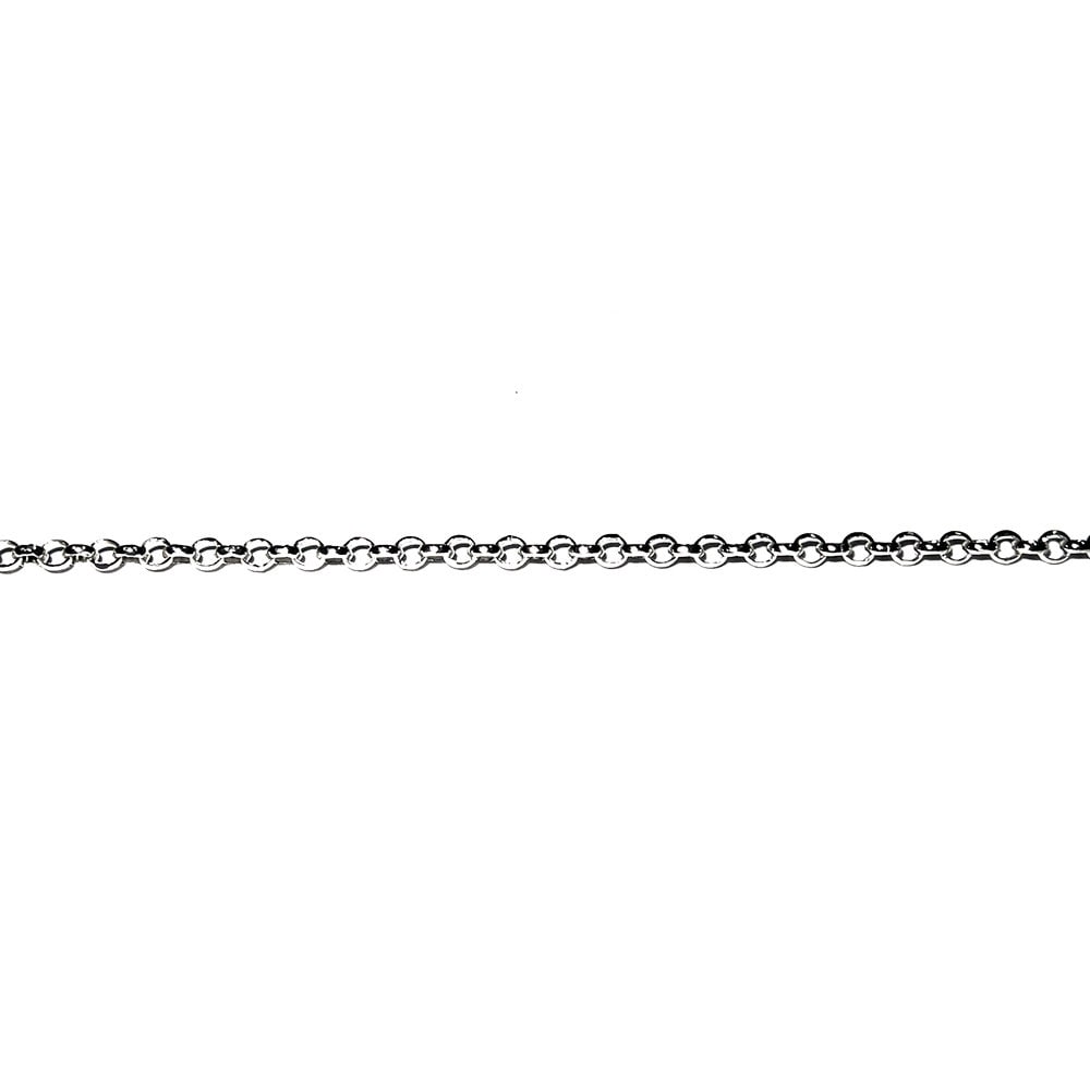 1.6 mm 925 Sterling Silver rolo cable chain, silver chain, 925 silver shiny chain, Jewelry making, sterling silver chain - 1 Ft (30 cm)