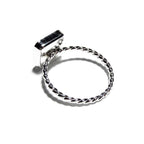 925 sterling silver twisted blank ring with bezel cup 10x10mm size 4, 5, 6, 7, 8, 9, 10, 11, bezel cup, base ring, Jewelry making - 1 piece