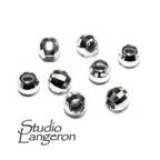 10 pcs 925 Sterling Silver rhodium plated Disco cut Beads 2.5 mm, Silver beads, Disco cut beads, Spacer Bead, Beads findings, Jewelry making