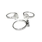 6x8 mm 925 sterling silver blank ring with bezel cup size 5, 6, 7, 8, 9, bezel cup, Setting, blank ring, Jewelry making - 1 piece
