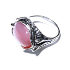 Statement Natural opal ring 925 sterling silver size 5, Handmade ring, single copy, sterling silver, Orange opal, silver ring, gemstone