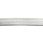 935 Argentium Silver Bezel wire, Gallery wire, Gallery ribbon, Gallery pattern, Jewelry making, Setting, Silver wire - 4 inch (10 cm)