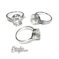 8x10 mm 925 sterling silver blank ring with bezel cup size 5, 6, 7, 8, silver ring, bezel cup, setting, base ring, Jewelry making - 1 piece