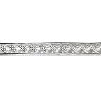 935 Argentium Silver Bezel wire, Gallery wire, Gallery ribbon, Gallery pattern, Argentium silver, Jewelry making, Wire - 4 inch (10 cm)