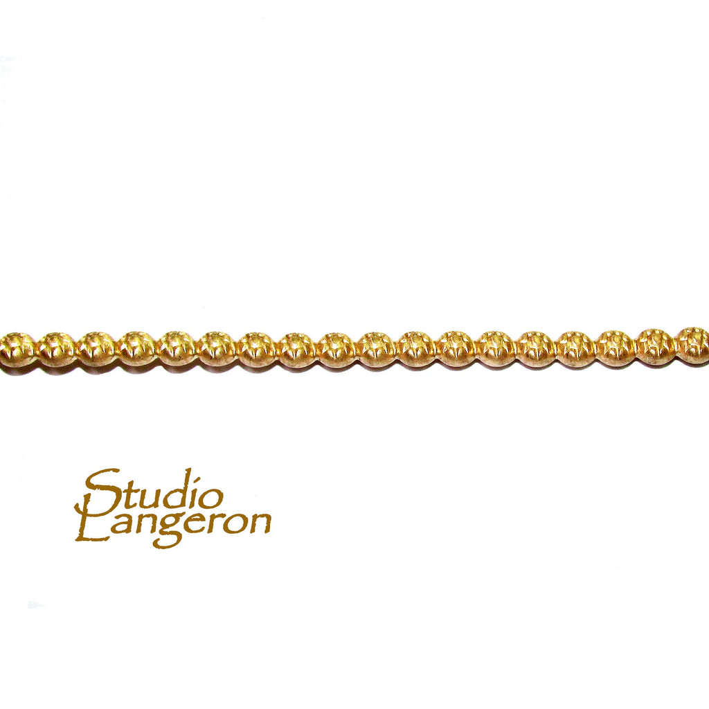 14K Yellow Gold filled Gallery wire, Jewelry making, Gallery ribbon, Gallery pattern, Gold Filled Wire, Gold Filled Setting - 4 inch (10 cm)