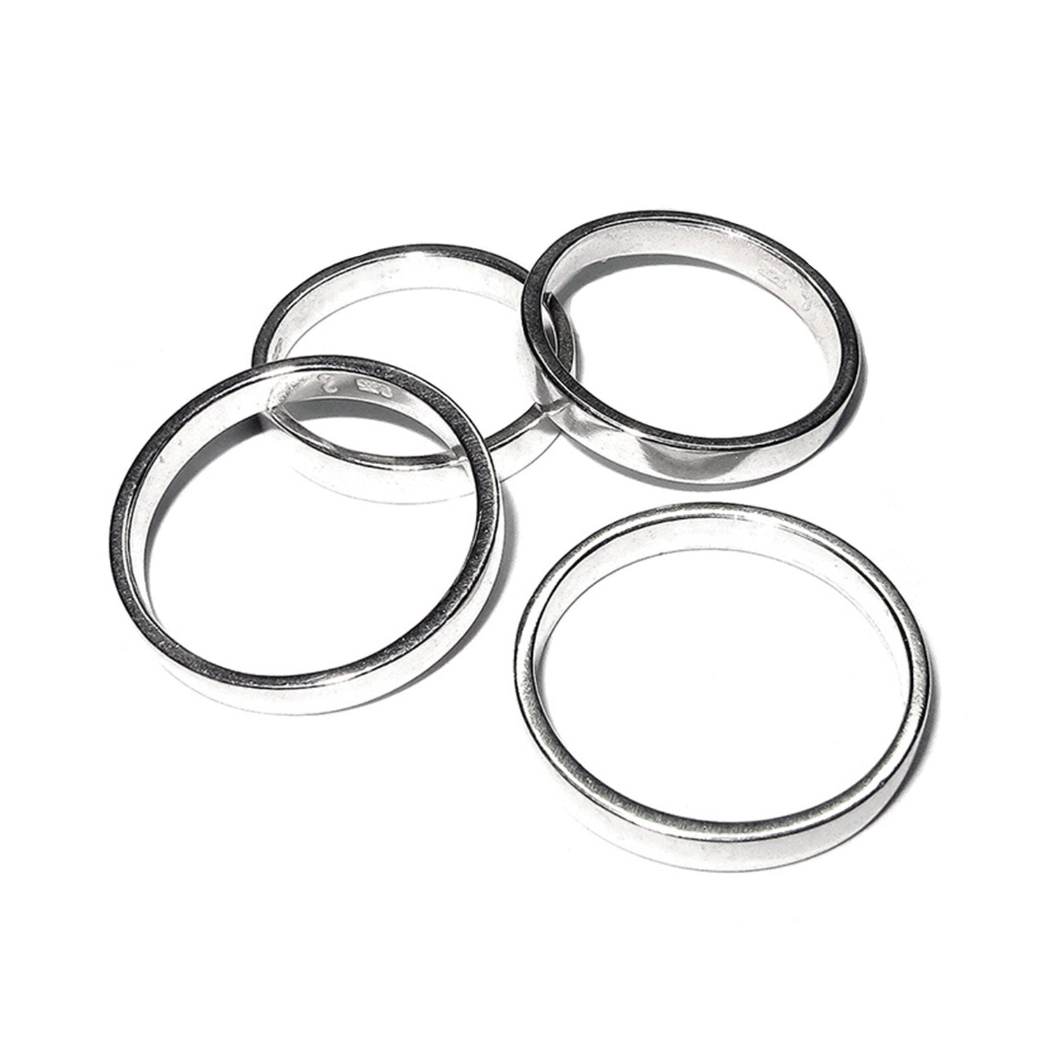 925 sterling silver blank ring size 4, 5, 6, 7, 8, 9, 10, 11, silver ring, base ring, Sterling silver, ring silver, Jewelry making - 1 piece