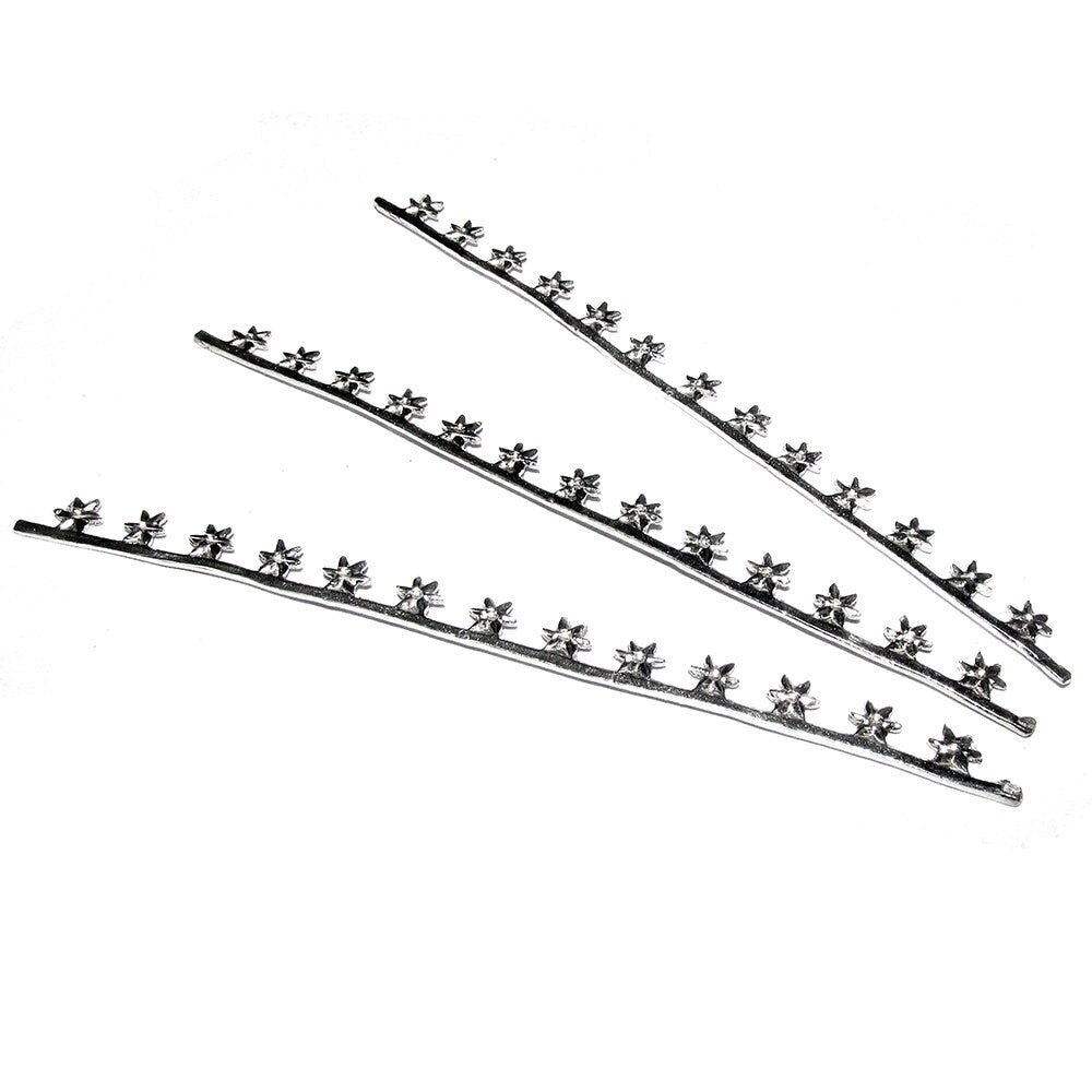 999 Fine silver Casted Bezel wire size 7.0x0.43 cm (2.8 inch), Gallery wire, Setting silver, Gallery pattern, Jewelry making - 1 piece