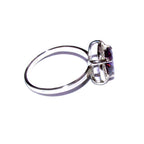 Amethyst ring 925 sterling silver size 7 1/2, Handmade ring, single copy, sterling silver, Amethyst ring, silver ring, gemstone