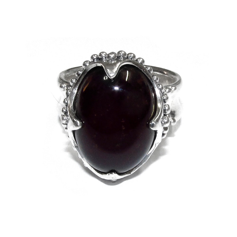 Statement Natural opal ring 925 sterling silver size 7, Handmade ring, single copy, sterling silver, Brown opal, silver ring, gemstone