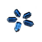 Natural Blue topaz Faceted Crystal Point beads size 14x7mm, Blue topaz Gemstone, Jewelry making, Natural Gemstone Faceted beads - 1 piece