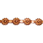 Natural Copper Bezel wire, Gallery wire, Gallery ribbon, Gallery pattern, Setting, Copper wire, Jewelry making  - 4 inch (10 cm)