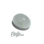 SALE!  Natural Chalcedony, cabochon, size 14x11x8.5mm, Natural Chalcedony, Natural Gemstone, Jewelry making - 1 piece