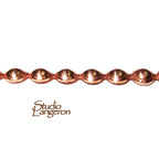 Natural Copper Gallery wire, Copper wire, Gallery pattern, Gallery ribbon, Wire, Copper findings, Jewelry making  - 4 inch (10 cm)