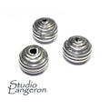 925 sterling silver handmade beads BB09, silver beads, Jewelry making, handmade beads, decorative bead, Original bead, Large beads - 1 piece