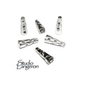 925 Sterling silver Small Bead Cones, Beading, Bead cones, Jewelry making, Silver 925, Lariat, End caps, Silver cone - 1 pair (2 pieces)