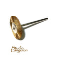 Brass Brush, Jewelry tools, Brush, Drill brush, Brass Soft brush, Jewelry making - 1 piece