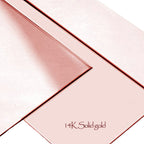 14K Solid Rose gold sheets Thickness from 0.2 to 1.0 mm size 70x2.5, 70x5.0 mm, Jewelry making, 14K solid Gold, Rose gold Sheets - 1 piece