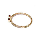 14K Yellow gold filled decorative blank ring with bezel cup 5mm size 4 - 11, Base ring, Bezel cup, Setting, Jewelry making - 1 piece