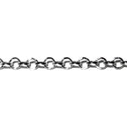 1.2 mm 925 Sterling Silver rolo cable chain diamond cut, Shiny chain, Jewelry making, silver chain rolo, silver chain - 1 Ft (30 cm)