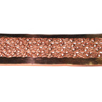 Natural Copper Bezel wire, Gallery wire, Gallery ribbon, Gallery pattern, Copper, Jewelry making, Setting, Copper wire  - 4 inch (10 cm)