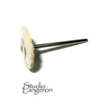 Soft Value Bristle Brush, Jewelry tools, Brush, Drill brush, Soft brush, Jewelry making - 1 piece
