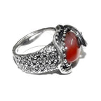 Statement Agate ring 925 sterling silver size 9 1/2, handmade ring, single copy, sterling silver, natural Agate, silver ring, Agate ring