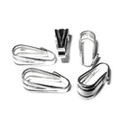 925 Sterling silver large Snap-On Pendant Bail size 10.5x4.0 mm, sterling silver Bail, Silver bail, Jewelry making, Bail findings - 1 piece