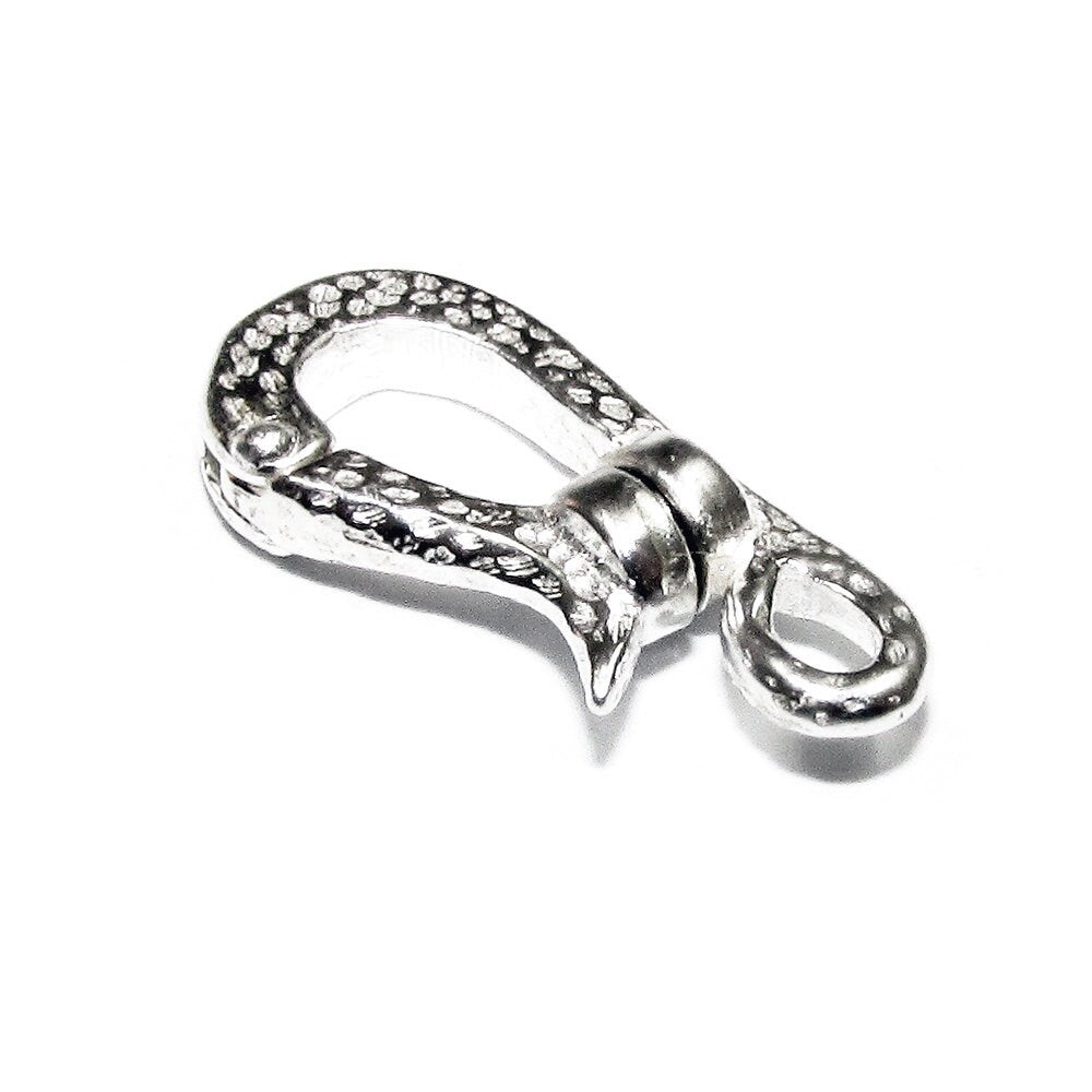 925 Sterling Silver Hook Eye Magnetic Clasps size 1.8 cm, Silver clasp, Clasps, Hook eye clasp, Jewelry making, Sterling silver - 1 piece