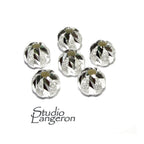 925 sterling silver diamond cut shiny beads size 6 mm, diamond cut beads, Jewelry making, silver round beads, silver findings - 1 piece
