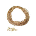 14K gold filled beading cardano chain available thickness 0.6, 0.8, 1.0 mm, beading chain, gold filled chain, Jewelry making - 1 Ft (30 cm)